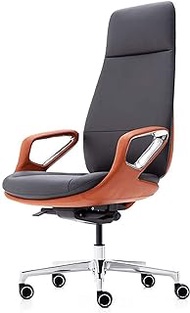 Office Chair, Ergonomic Office Chairs Adjustable Height Swivel Seat Computer Chair, High Back Managerial Executive Chairs, High-end Leather Boss Chair lofty ambition