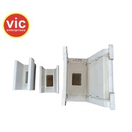 Atlanta Duracon Pvc Gutter Downspout Square Adapter, Vic Enterprises