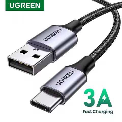 UGREEN 3A USB Type C Cable For Xiaomi Samsung S25 S24 Fast Charging USB Charging Data Cable 18W For