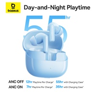 Baseus BP1 Pro ANC Wireless Earbuds - Hi-Res Bluetooth 6.0 IPX55 Waterproof 55Hr Battery Life Noise 