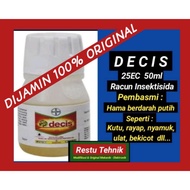 Decis 50ml Insecticide, exterminates lice, mosquitoes, caterpillars, bekicots, etc.