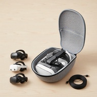 Compact Travel Storage Case for Meta Quest 3S/Quest 3/Quest 2 Accessories