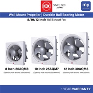 KDK 8/10/12 Inch Wall Mount Propeller Exhaust Fan 20AQM8 25AQM7 30AQM8 20AQM 25AQM 30AQM
