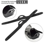 LZEEM Flippers Fin Strap, Elastic Durable Swimming Fin Strap, Replacement Adjustable Diving Buckle S