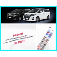 NWB Wiper Refill TOYOTA ALPHARD / VELLFIRE 2015-2017 30' X 14' INCH AH75GN / AH35GN2 PCS / SET