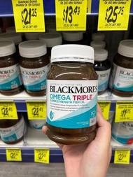 Viên uống Dầu cá hàm lượng cao x3 lần Blackmores Omega 3 Triple Super Strength Fish Oil 150 viên Úc