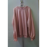 [PRELOVED] 7DAYZ LONG PUFF SLEEVE SWEATSHIRT BLOUSE