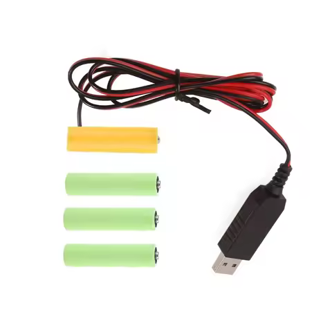 AA Battery Eliminators USB Power Supply Cable Replace 4x 1.5V AA Batteries J60A