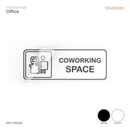 Employee area stickers - guyrking space area stickers - wall stickers - sign stickers