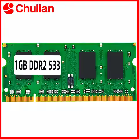 Laptop Memory memoriam ddr2 DDR2 533MHz 1GB SO-DIMM RAM 204Pin 1.8v PC2-4200 Non-ECC Unbuffered For 