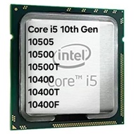 Intel Core i5-10505, 10500, 10500T, 10400, 10400T 10400F
