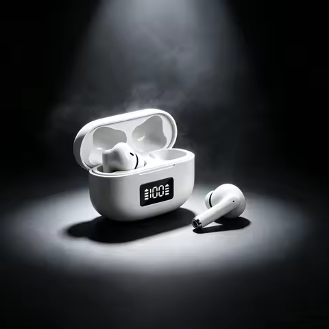 TWS Bluetooth Headphones Wireless High Sound Quality HiFi Ultra Long Battery Life Half In-ear Earbud