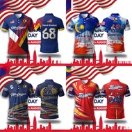 BAJU MERDEKA 2025 Baju 68th Merdeka Lelaki Polo Shirt Men's Jersey Baju Summer Cool Short Sleeve Dri
