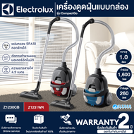 Electrolux เครื่องดูดฝุ่นชนิดกล่องเก็บฝุ่น รุ่น CompactGo " Z1230CB สีน้ำเงิน /Z1231WR ( สีแดงปรับระดับได้ )  รับประกัน 2 ปี | Hitech _Center N8