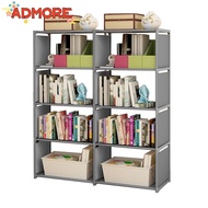 ADMORE 5-Tier Book Shelf, Multifunctional Freestanding 8 Cube Storage, Book Organize Vertical Modern