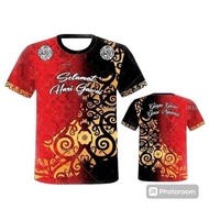 Gawai/Gawai fashion 2025 Tshirt Baju Microfiber Jersi Jersey Sublimation Tshirt Jersey