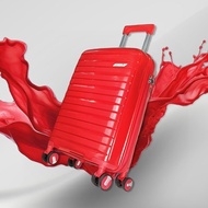 Barry Smith 20" PP TSA Lock Secure Zipper Luggage (Scarlet Red)