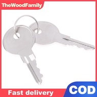 TheWoodFamily 2PCS Keychannel CH751 Copper Key Universal Keys For Elevator Lock Control Cabinet Room