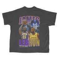 Lebron James - Lakers/Kaos Lebron James Oversized /Vintage Tee/NBA Tshirt