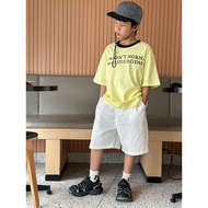 KYM Golden Street loose t-shirt for boys/girls - Korean streetwear style, wear to school & going out