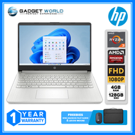 HP 14" Laptop AMD Ryzen 3 3250U 4GB Memory 128GB SSD - Natural Silver