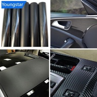 【FY】  3D 4D 5D 6D 9D Carbon Fiber Car Sticker Vinyl Self Adhesive Protection Waterproof Sticker for 