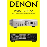 Denon PMA-1700NE  2 Ch. 140W integrated Amplifier with USB-DAC