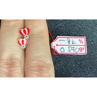 37.5% 8K Gold Children's Toge Earrings Jewelry