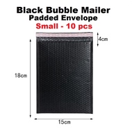 10 Pcs Small Black Bubble Mailer Padded Envelope