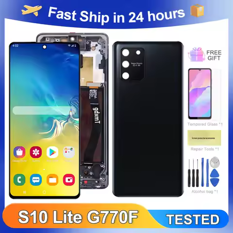 Tested For Samsung S10 Lite G770 G770F G770F/DS G770U1 LCD Display Touch Screen Digitizer Assembly R