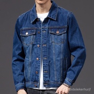 Free Shipping Taiwan Shipping Denim Jacket Men Denim Jacket Men Flowing Green Denim Jacket Fashion O