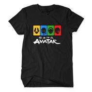 Kaos Distro Premium Avatar Aang Korra Toph Zuko - Baju Kartun Avatar