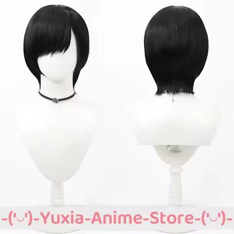 Hetalia: Axis Powers Honda Kiku Cosplay Wig Anime Game Roleplay Party Costume Prop Wigs Synthetic Ha