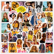 ❉ Beyoncé Giselle Knowles Stickers ❉ 50Pcs/Set Fashion DIY Waterproof Decals Doodle Stickers
