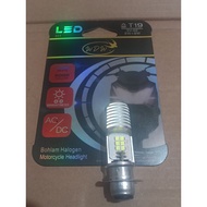 T19 9V-80 8W+8W LED BULB FOR MOTORCYCLES AND AUTOMATIC MOTORCYCLES