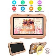 Qetupa Q8 7-Inch Android 14 Kids Tablet, Capybara Pattern, Early Education Tablet, Equipped With Sho