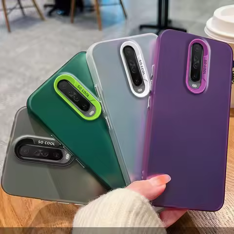For Redmi K30 Case Xiaomi Poco X2 Cover Redmi K30i Case POCO X2 phone Case Redmi k30 Luxury Metallic