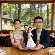 新婚 婚禮小物 結婚禮物訂製 客製化 新郎新娘 人偶 公仔 似颜绘
