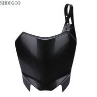 SHOOGOO Dirt Bike Number Plate, Black Plastic Front Number Plate, Durable Front Mount Pit Bike Front