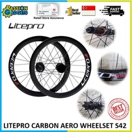 LITEPRO CARBON AERO 20 INCH WHEELSET S42 451 Suitable for 8-9-10-11 speed Wheels strong