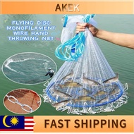 Style Small Mesh Catch Fish Casting Network Line Cast Catch Fish with Outdoor Hand Throw Net Fish Ne