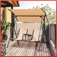 Double  Outdoor Outdoor Swing Double Courtyard Rocking Chair Iron Art Outdoor Adult Indoor Hanging C