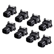 8pcs Fuel Injector Wiring Connector Adapter EV6 to EV1 USCAR LS2 LS3 LSX LS1 LT1 TPI Car Replacement
