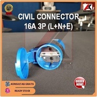Industrial Connector Rumah Colokan Genset Stop Kontak Steker Connector AC Terminal Civil Connector 1