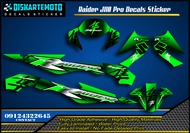 Raider J Pro 110 Decals Sticker