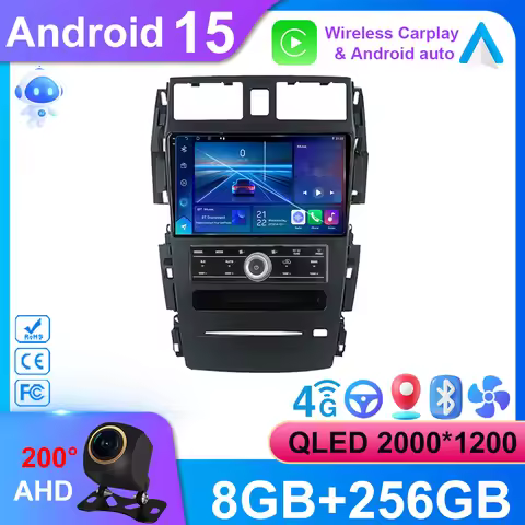 For Nissan Teana J31 230JK SM5 2003-2008 Android Auto Car Radio Player Autoradio Stereo Navigazione 