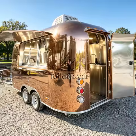 Luxury Food Truck Carts Ice Cream Food Truck Mobile Food Truck Custom Trailer Food Truck with Air Co