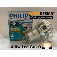 Wynn Design Philip 4.6w GU10 Led Bulb Warmwhite 3000k