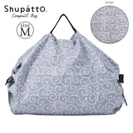 Snoopy 日本 Shupatto Compact Bag 可摺 環保袋 M Size (唐草圖案 SPZ-4368)