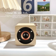 Mini Nelson Wooden Bluetooth Speaker - 400mAh Battery Mini Speaker Bluetooth Mini Speaker Portable Speaker Speaker Bass Speaker USB Speaker Speaker Bluetooth Speaker Bluetooth Bass